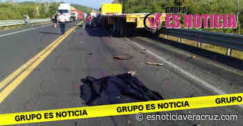 FATAL ACCIDENTE EN LA AUTOPISTA TOTOMOXTLE - TIHUATLAN - Es Noticia Veracruz