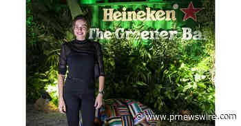 Nina Kraviz kicked-off the Formula 1 Heineken Gran Premio d'Italia 2021 weekend in style with a headline performance at the Heineken® Greener Bar in Milan