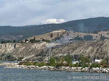Smoke is visible in the Lower Bench Road area of Munson Mountain - Penticton News - Castanet.net