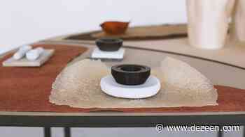 Studio.traccia shows food-waste table and crockery at Milan design week - Dezeen
