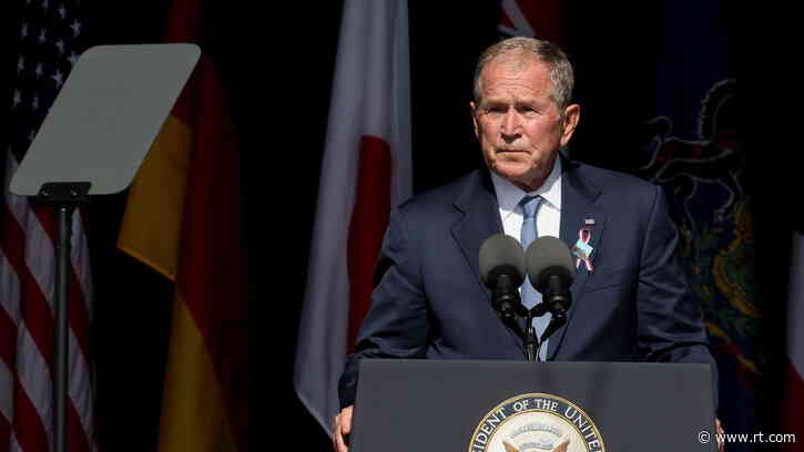 ‘They are children of the same foul spirit’: George W. Bush compares 9/11 terrorists to ‘domestic extremist’ threat at home