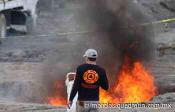 Realiza SSP Cuernavaca quema de uniformes policiales - Quadratín - Quadratín Morelos