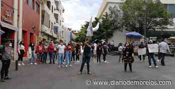 Colapsado el centro de Cuernavaca por bloqueos de estudiantes - Diario de Morelos
