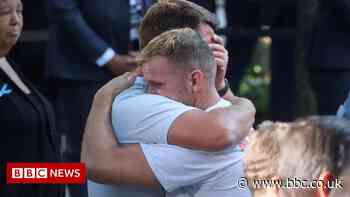 In pictures: Silence and tears as US remembers 9/11 attacks