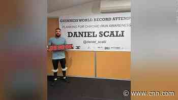 Australian man with chronic pain sets world record by holding plank for over 9 hours