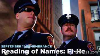 Sept 11: Reading of the names - Fl through He