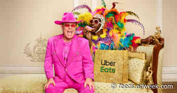 Lil Nas X and Elton John Trade Wardrobes and Delivery Orders for Uber Eats