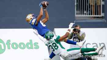 Blue Bombers dominate Banjo Bowl 33-9 as Riders drop back-to-back games