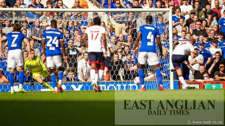Ipswich Town 2-5 Bolton Wanderers: Match report - East Anglian Daily Times