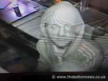 Image of raid suspect caught on Bolton pastie shop’s CCTV - The Bolton News