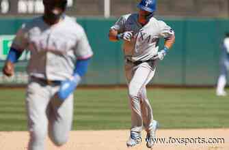 Rangers score six runs in last two innings to complete 8-6 comeback win over A’s