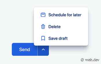 Building a split-button component