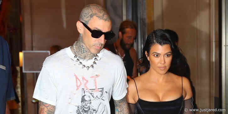 Kourtney Kardashian & Travis Barker Couple Up For Date Night in NYC