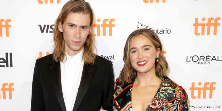 Haley Lu Richardson Wears A Wild Print Dress For 'Montana Story' Premiere at TIFF