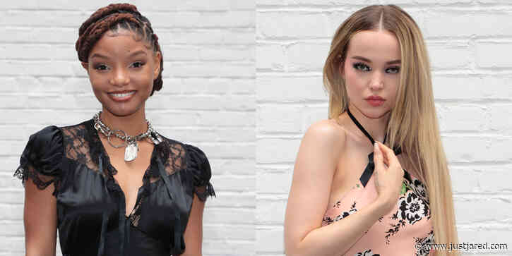 The Little Mermaid's Halle Bailey Sits Front Row with Dove Cameron & Tavi Gevinson at Rodarte NYFW Show