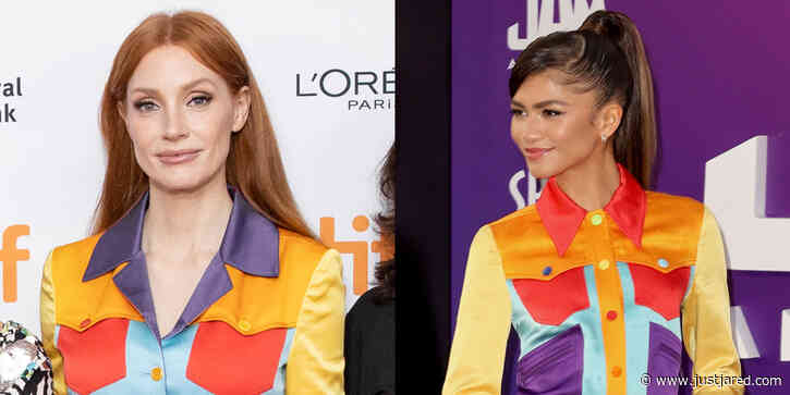 Jessica Chastain Channels Zendaya's 'Space Jam' Look During a TIFF 2021 Appearance