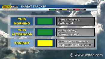 Yellow Alert issued Sunday night