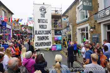 World black pudding throwing championships back in Ramsbottom
