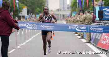 Kenya’s Hellen Obiri triumphs in the Elite Women’s race in the 40th Great North Run