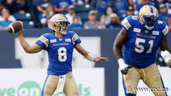 Blue Bombers take dominant Banjo Bowl victory over Roughriders