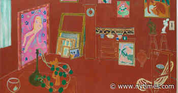 The paintings within Matisse's 'The Red Studio'