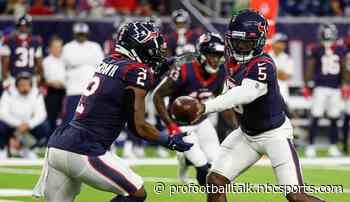 Tyrod Taylor has 114 passing yards, touchdown as Texans lead Jaguars 14-0