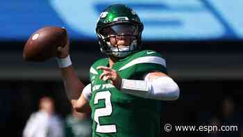 Jets' Wilson sacked 6 times but rallies in defeat