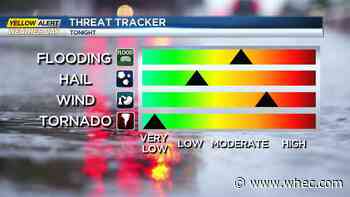 Yellow Alert: Tracking strong thunderstorms with the potential of arriving in Western New York