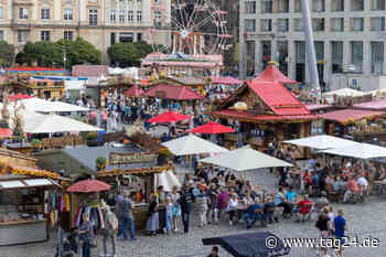Herbstmarkt in Dresden gestartet: Auf dem Altmarkt wird wieder gehandelt - TAG24