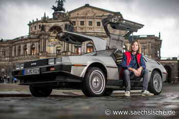 Dresden: "Wie ein Filmstar": Mit dem DeLorean durch Dresden - Sächsische.de