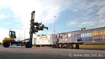 Lamb consignment takes 4,000km train ride before it even hits the boats to America