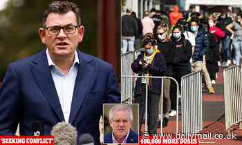 Dan Andrews slammed for 'seeking conflict' over jab at Scott Morrison over Covid-19 Pfizer vaccines - Daily Mail