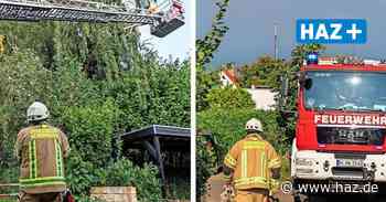 Hemmingen: Ast droht auf Carport zu stürzen – Feuerwehr hilft - Hannoversche Allgemeine