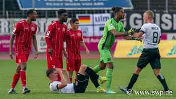 SSV Ulm gegen RW Koblenz : Tumult nach Abpfiff der Regionalliga-Partie – Was war passiert? - SWP