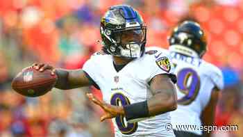 Have injuries turned Lamar Jackson's opening in Las Vegas into a one-man show?