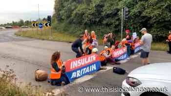 Climate protesters arrested as drivers turn violent on M25
