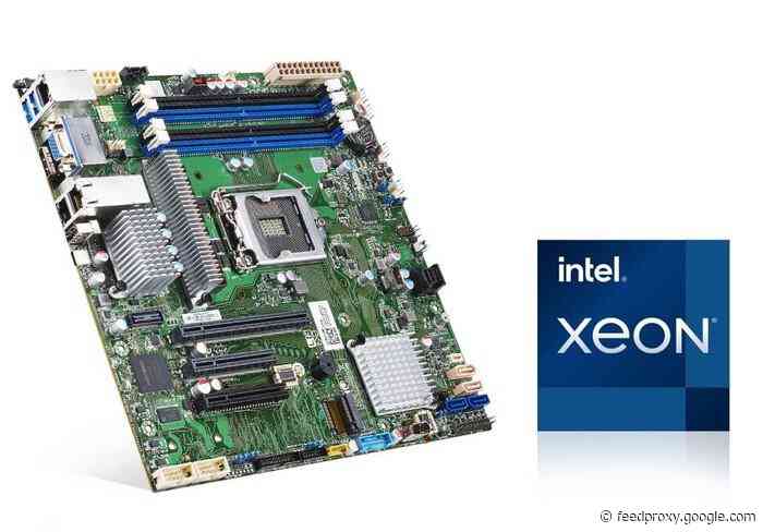 Intel Xeon E-2300 Micro-ATX server motherboard