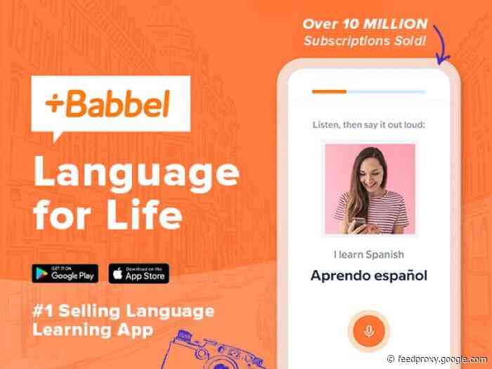 Deals: Babbel Language Learning Lifetime Subscription, save 60%