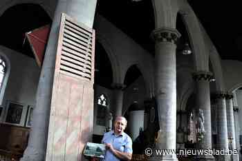 Restant van verdwenen kasteel even te kijk in kerk