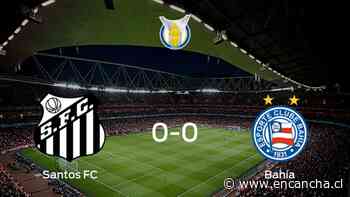 Santos FC y Bahía se reparten los puntos en un partido sin goles (0-0) - EnCancha.cl
