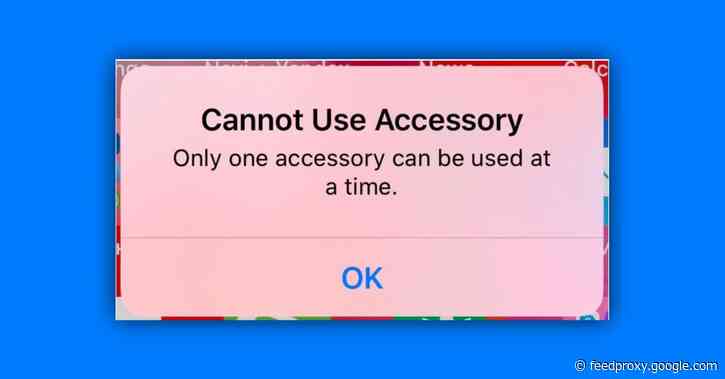 iOS 14 users complain about ‘Only one accessory can be used at a time’ error with CarPlay