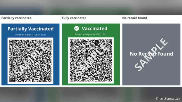B.C. vaccine card program kicks off: Proof now required to enter many non-essential businesses