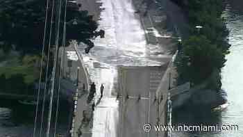 Venetian Causeway Closed After Wastewater Main Break