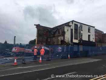 Bolton strip club Diamonds nears end of demolition after delays - The Bolton News
