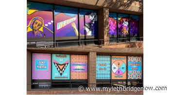 Two artists feature Blackfoot culture in downtown Lethbridge display - My Lethbridge Now