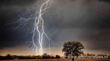KNMI geeft code geel voor stevige onweersbuien met veel regen - Drents Nieuws