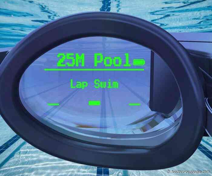 Holoswim AR swimming goggles HUD show your performance metrics as you swim