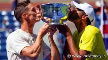 US Open 2021: Rajeev Ram and Joe Salisbury beat Bruno Soares and Jamie Murray to win men’s doubles title - India Today