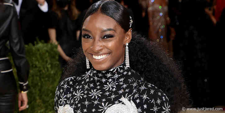 Simone Biles Steps Out in 88 Pound Dress for Met Gala 2021