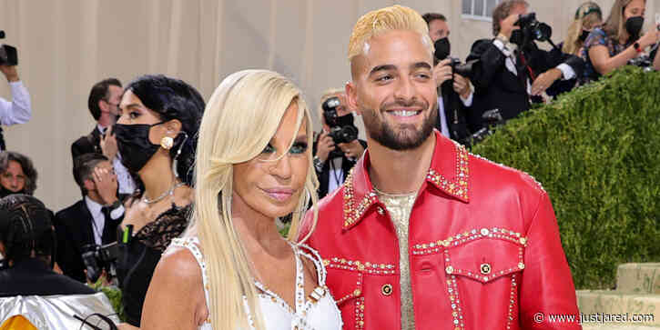 Maluma & Donatella Versace Pair Up at Met Gala 2021